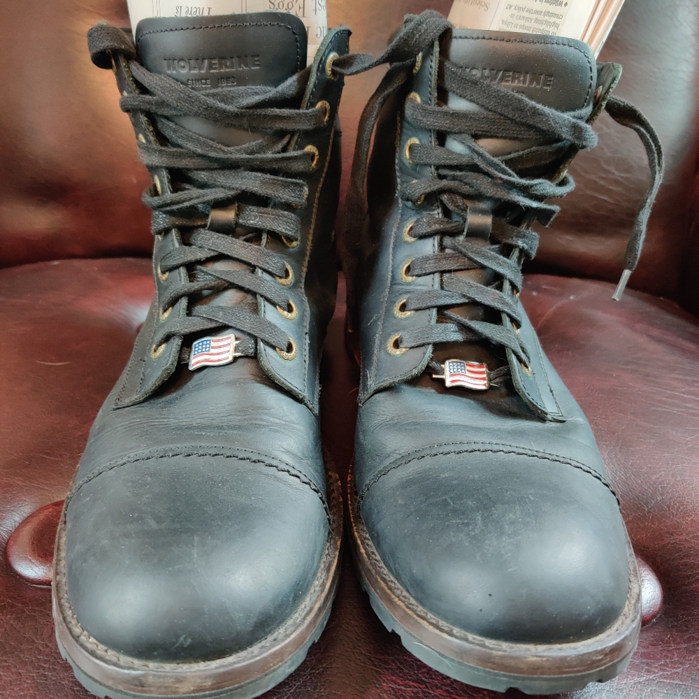 Wolverine W0883 Leather Lace-up Boots